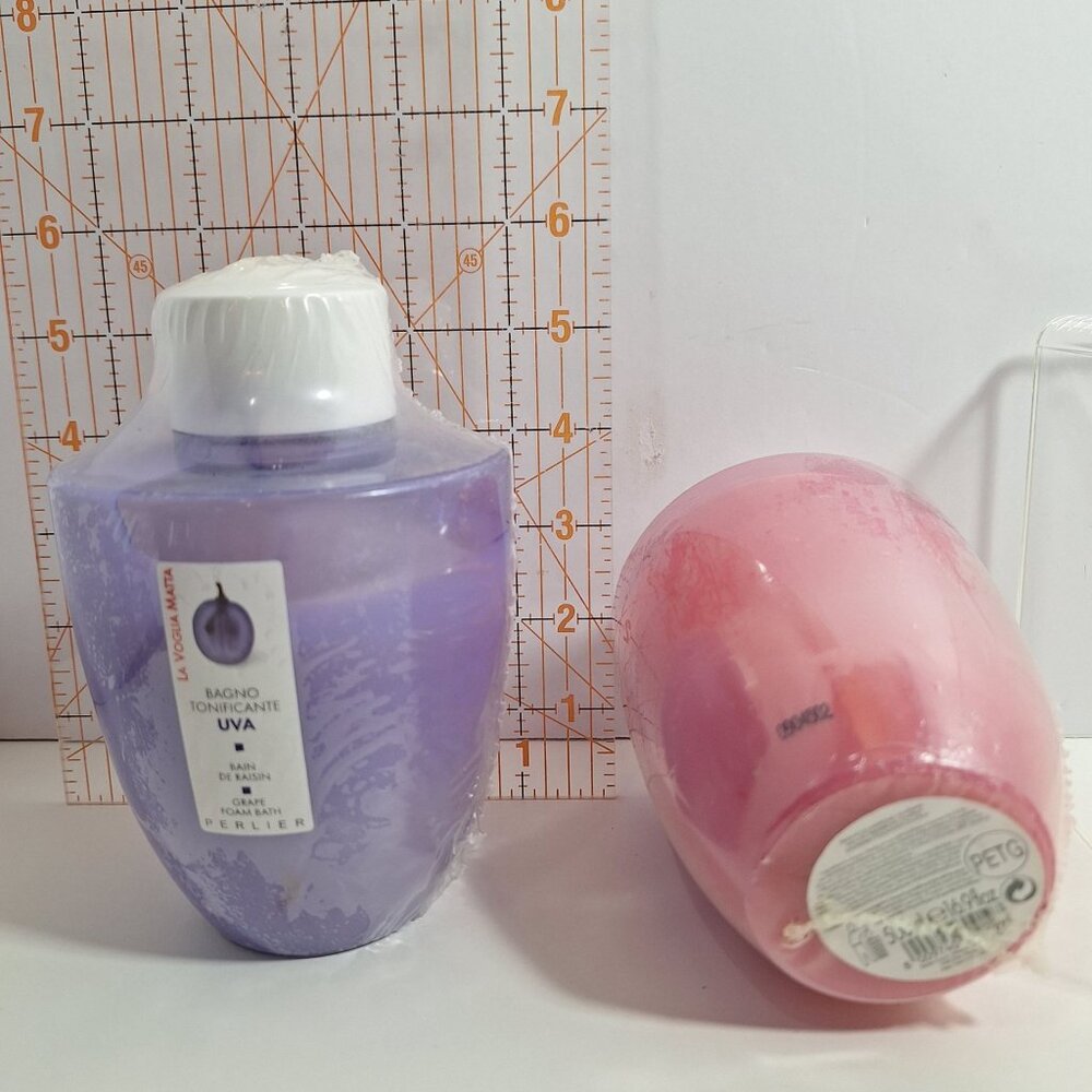 Perlier Bath Foam Raspberry Grape Grapefruit Moisturizing 16.9 Oz Lot - Picture 10 of 10